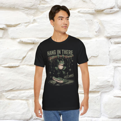 "Hang In There" Funny T-shirt |Nunu&Miao Studio - Nunu&Miao Studio