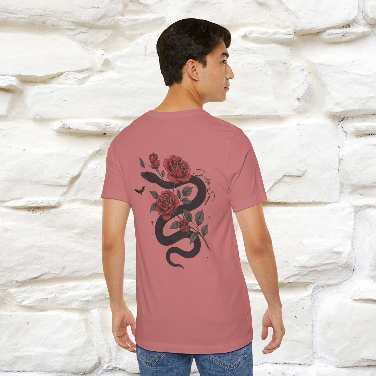 "The Rose and The Snake " Halloween T-shirt |Nunu&Miao Studio