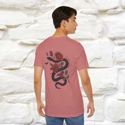 "The Rose and The Snake " Halloween T-shirt |Nunu&Miao Studio
