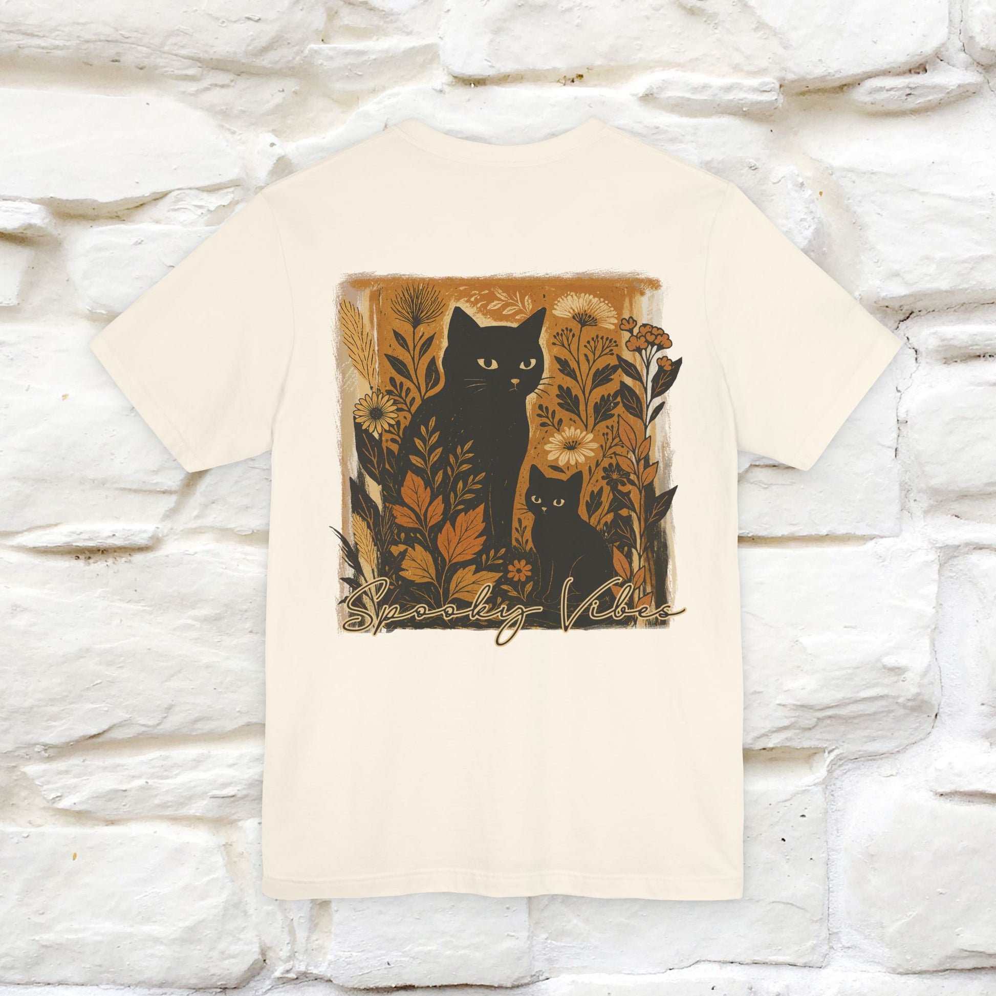 "Spooky Vibes" Cat T-shirt |Nunu&Miao Studio - Nunu&Miao Studio