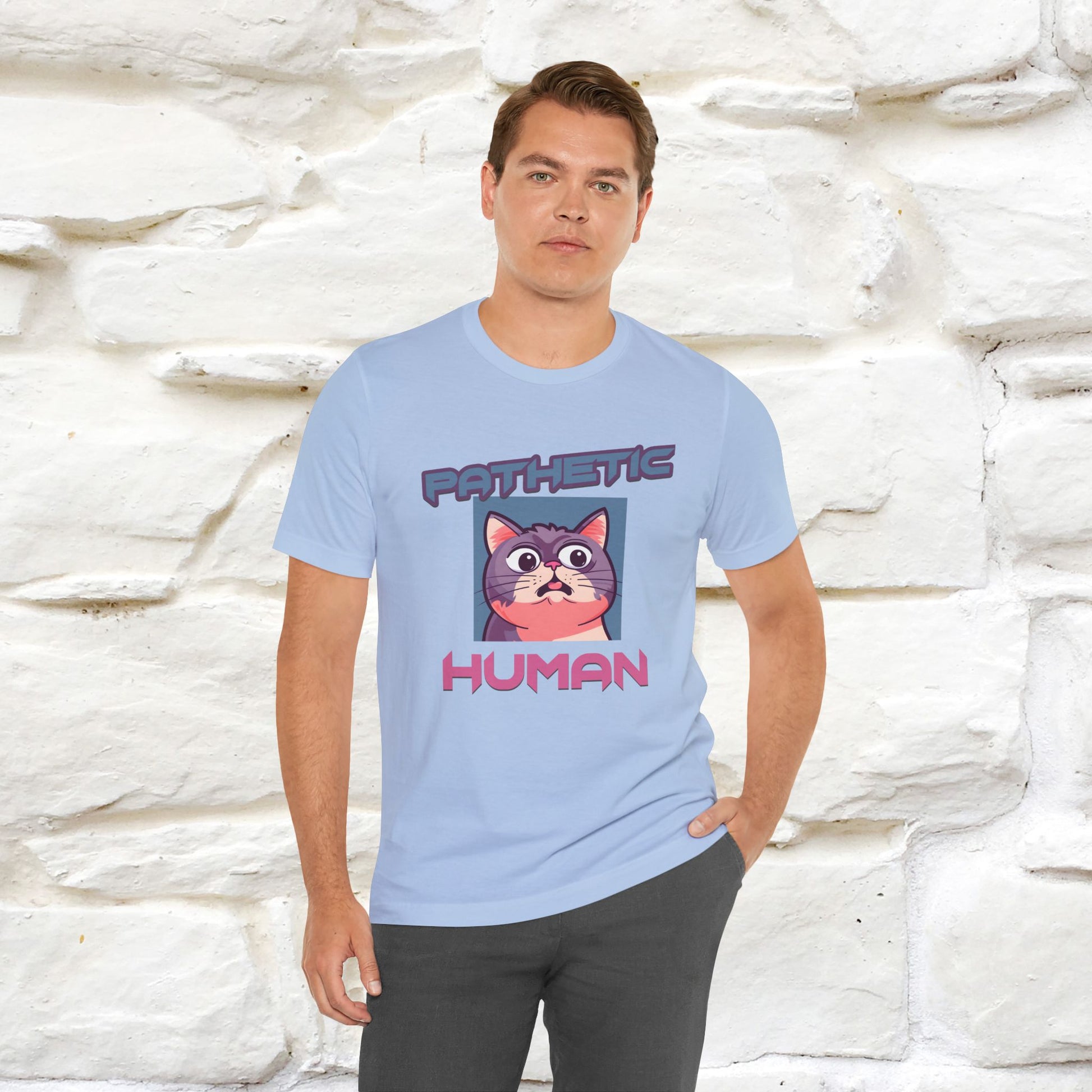 ''Pathetic Human'' | Funny Cat T-Shirt | Nunu&Miao Studio - Nunu&Miao Studio