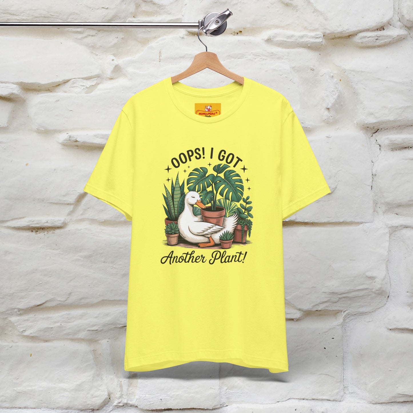 "Oops! I Got Another Plant" Plant T-shirt |Nunu&Miao Studio - Nunu&Miao Studio