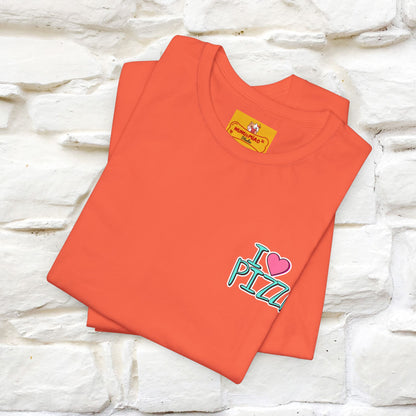 "I Love Pizza"| Cat T-shirt | Nunu&Miao Studio - Nunu&Miao Studio