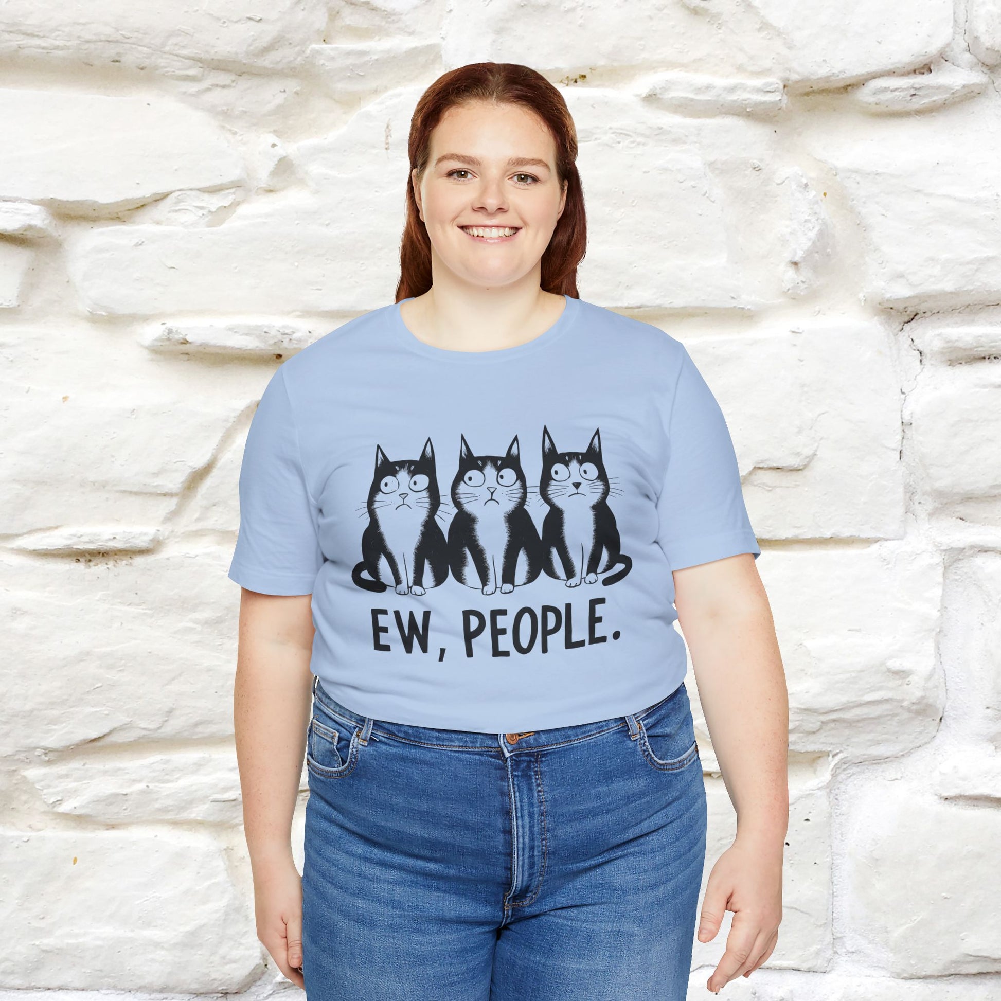 Ew, People | Funny Cat T-Shirt | Nunu&Miao Studio - Nunu&Miao Studio