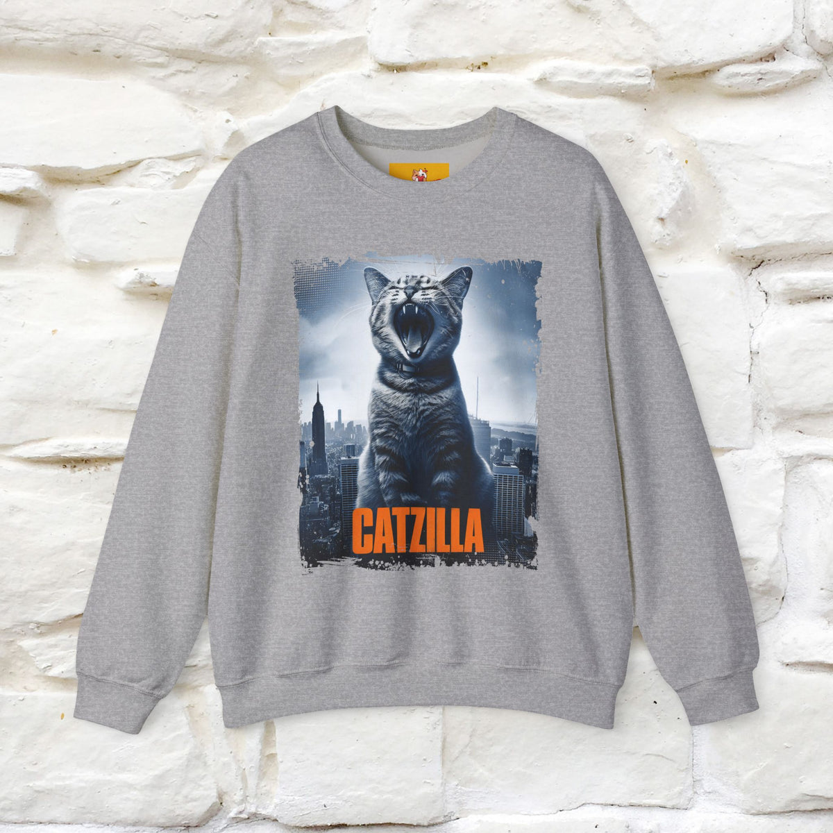 "Catzilla'' |Cat Sweatshirt | Nunu&Miao Studio