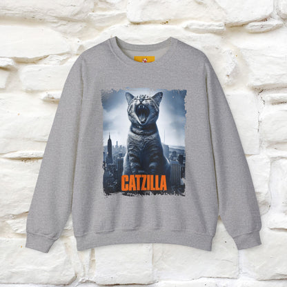"Catzilla'' |Cat Sweatshirt | Nunu&Miao Studio