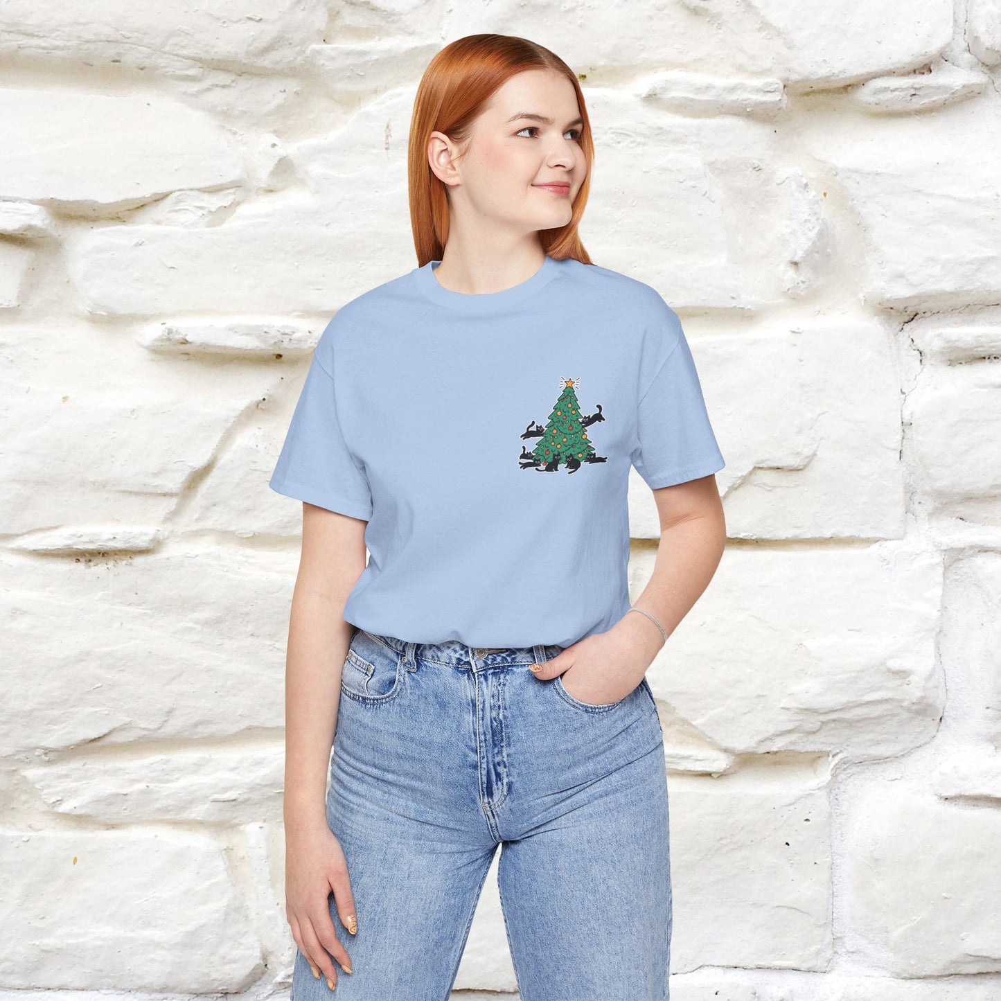 “Cat Christmas Tree” | Cat T-Shirt | Nunu&Miao Studio