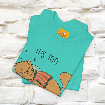 ''It’s Too Peopley Outside'' | Funny Cat T-Shirt | Nunu&Miao Studio - Nunu&Miao Studio