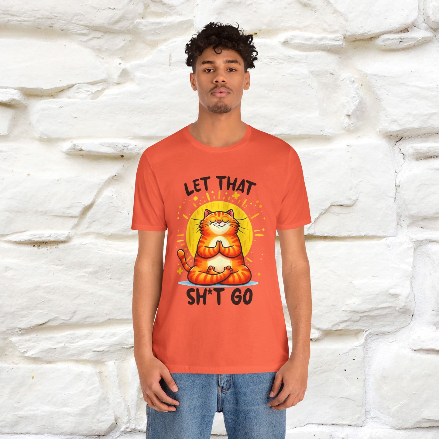"Let That Sh*t Go" Cat T-shirt |Nunu&Miao Studio - Nunu&Miao Studio