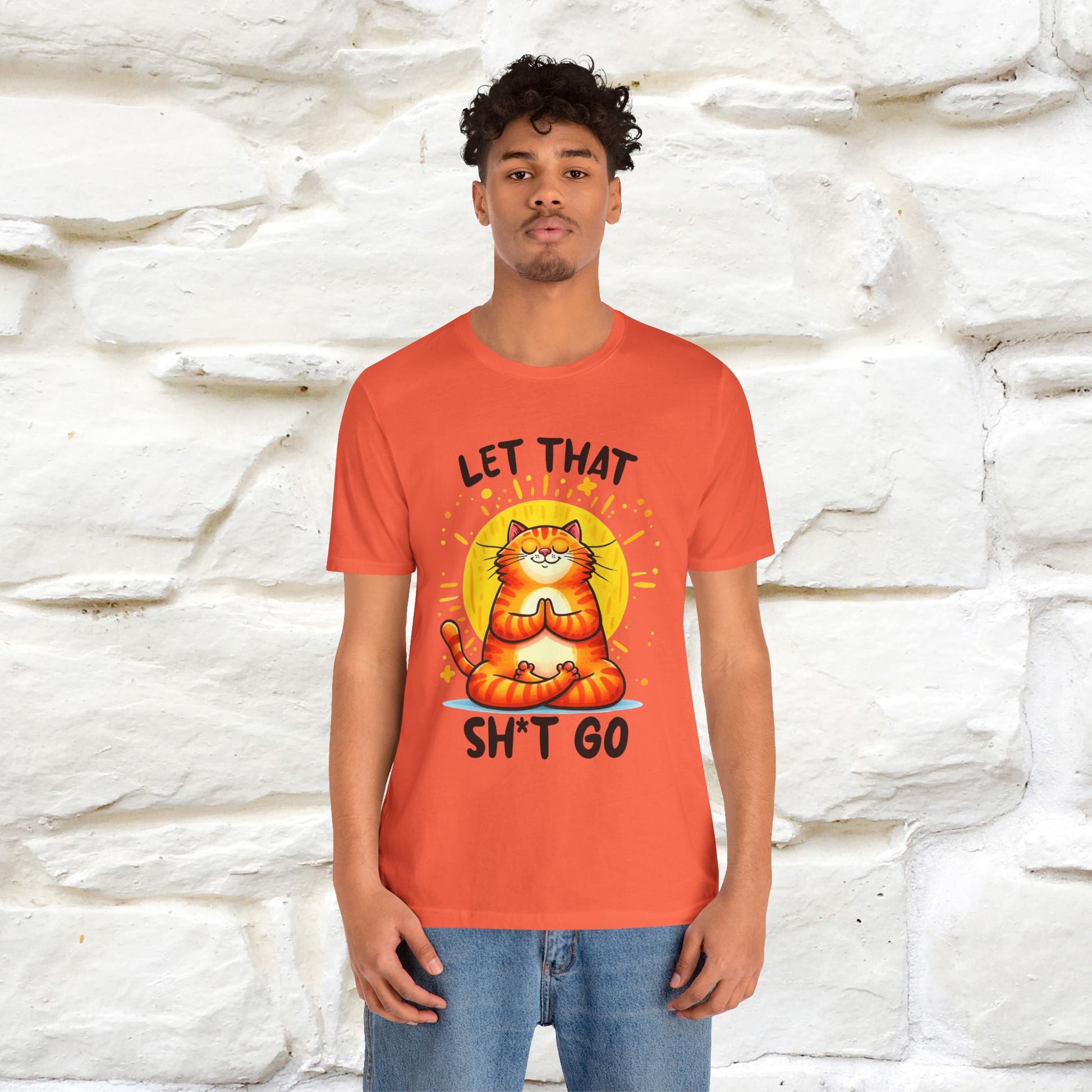 "Let That Sh*t Go" Cat T-shirt |Nunu&Miao Studio - Nunu&Miao Studio