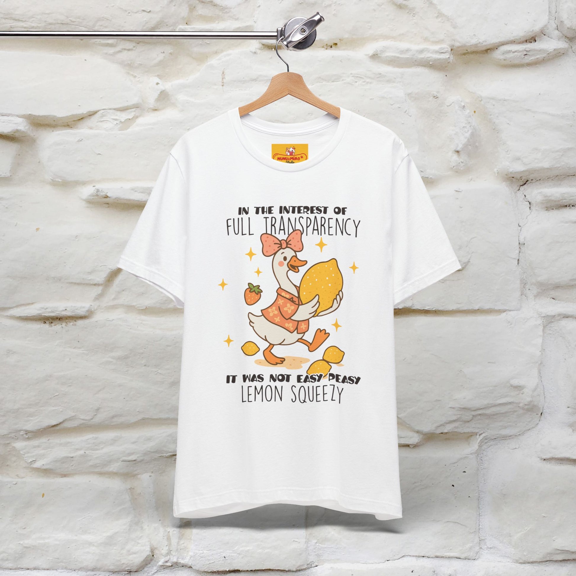 "It Was Not Easy Peasy" Funny T-shirt |Nunu&Miao Studio - Nunu&Miao Studio
