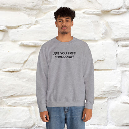 ''Are You Free Tomorrow ...'' | Cute Cat Sweatshirt | Nunu&Miao Studio