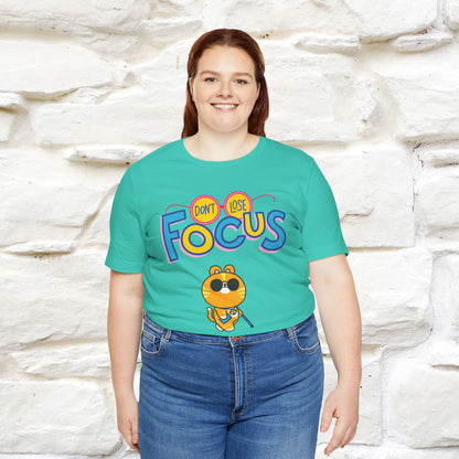 ''Don’t Lose Focus'' Cat T-Shirt | Nunu&Miao Studio - Nunu&Miao Studio