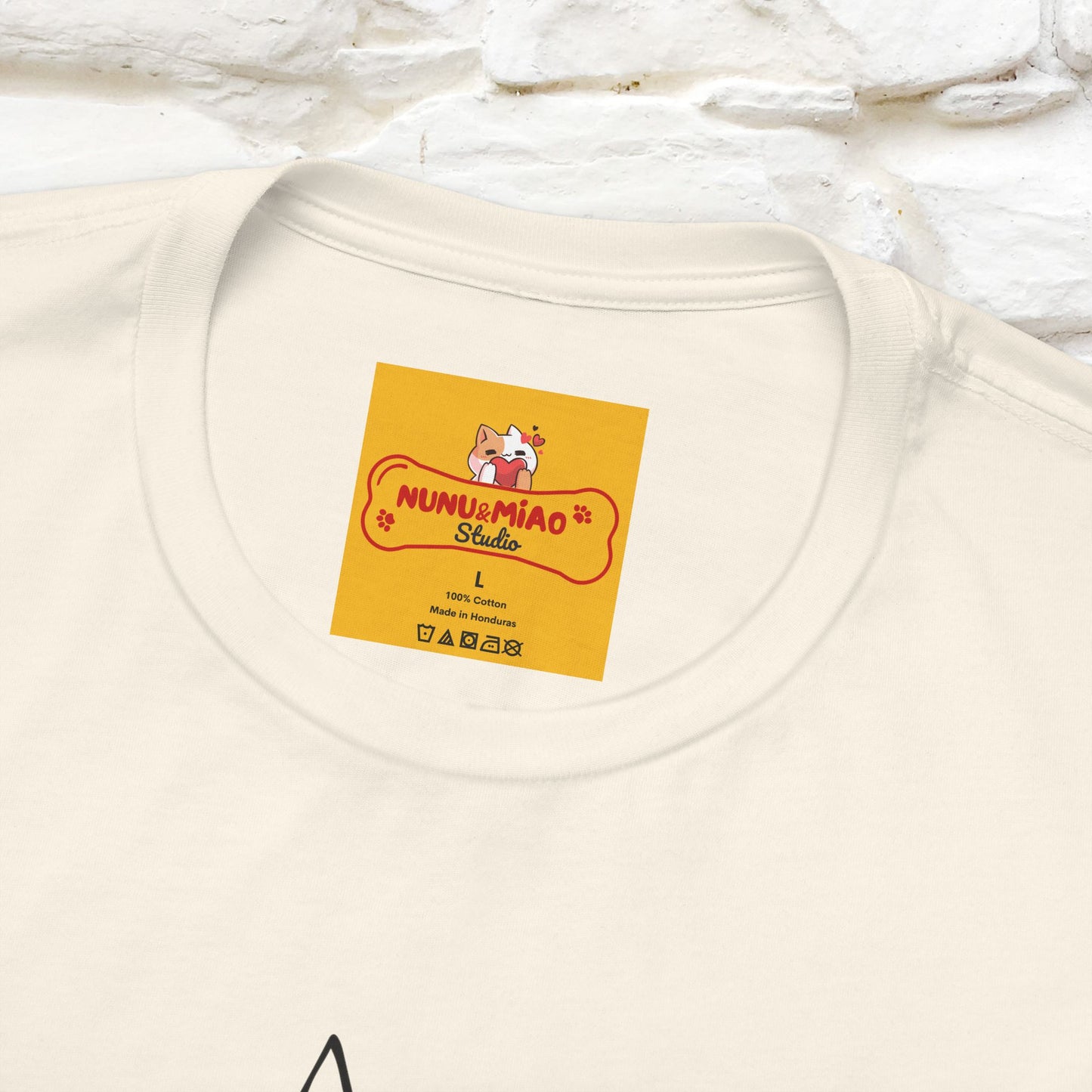 "Caos'' Cat T-Shirt Front and Back Design | Nunu&Miao Studio - Nunu&Miao Studio