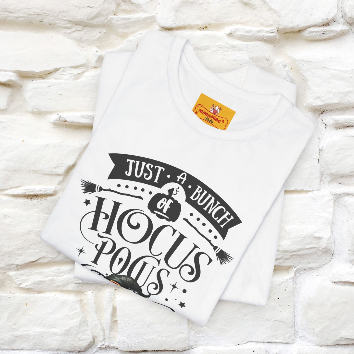 "Just A Bunch Of Hocus Pocus" Cat  T-shirt |Nunu&Miao Studio - Nunu&Miao Studio