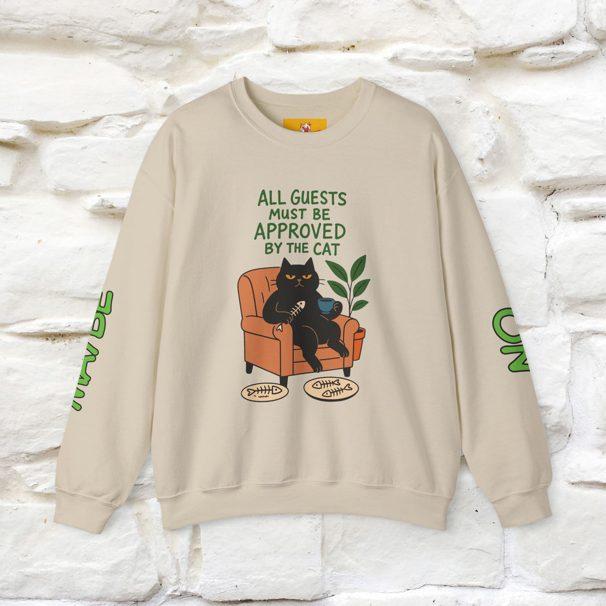 ''All Guests Must Be Approved...'' |Cat Sweatshirt | Nunu&Miao Studio