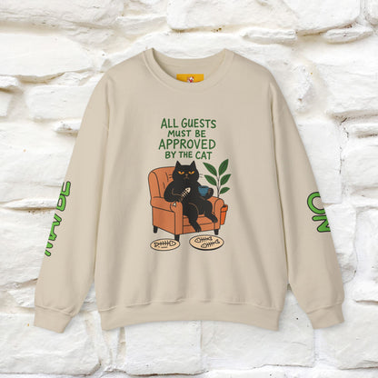 ''All Guests Must Be Approved...'' |Cat Sweatshirt | Nunu&Miao Studio