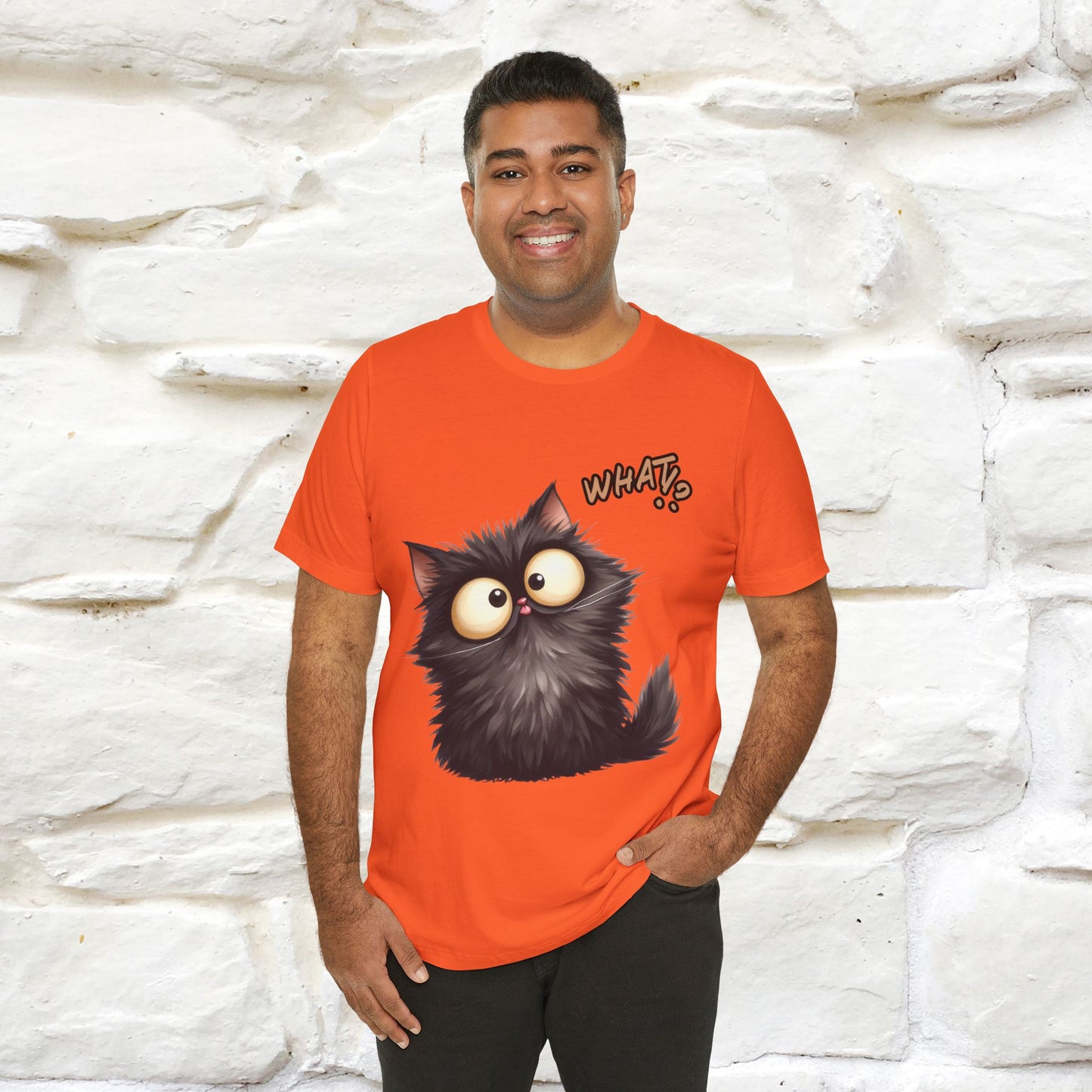 ''What ?'' | Cat T-Shirt  | Nunu&Miao Studio - Nunu&Miao Studio