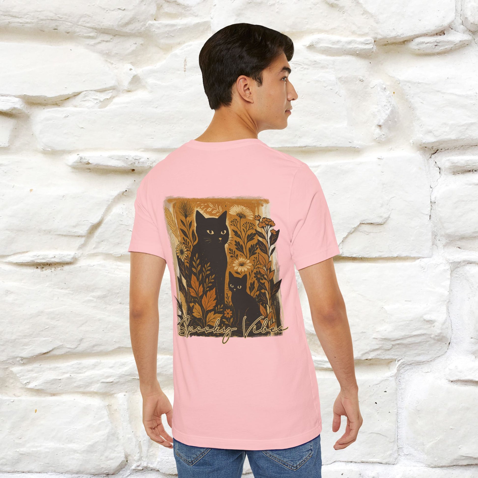 "Spooky Vibes" Cat T-shirt |Nunu&Miao Studio - Nunu&Miao Studio