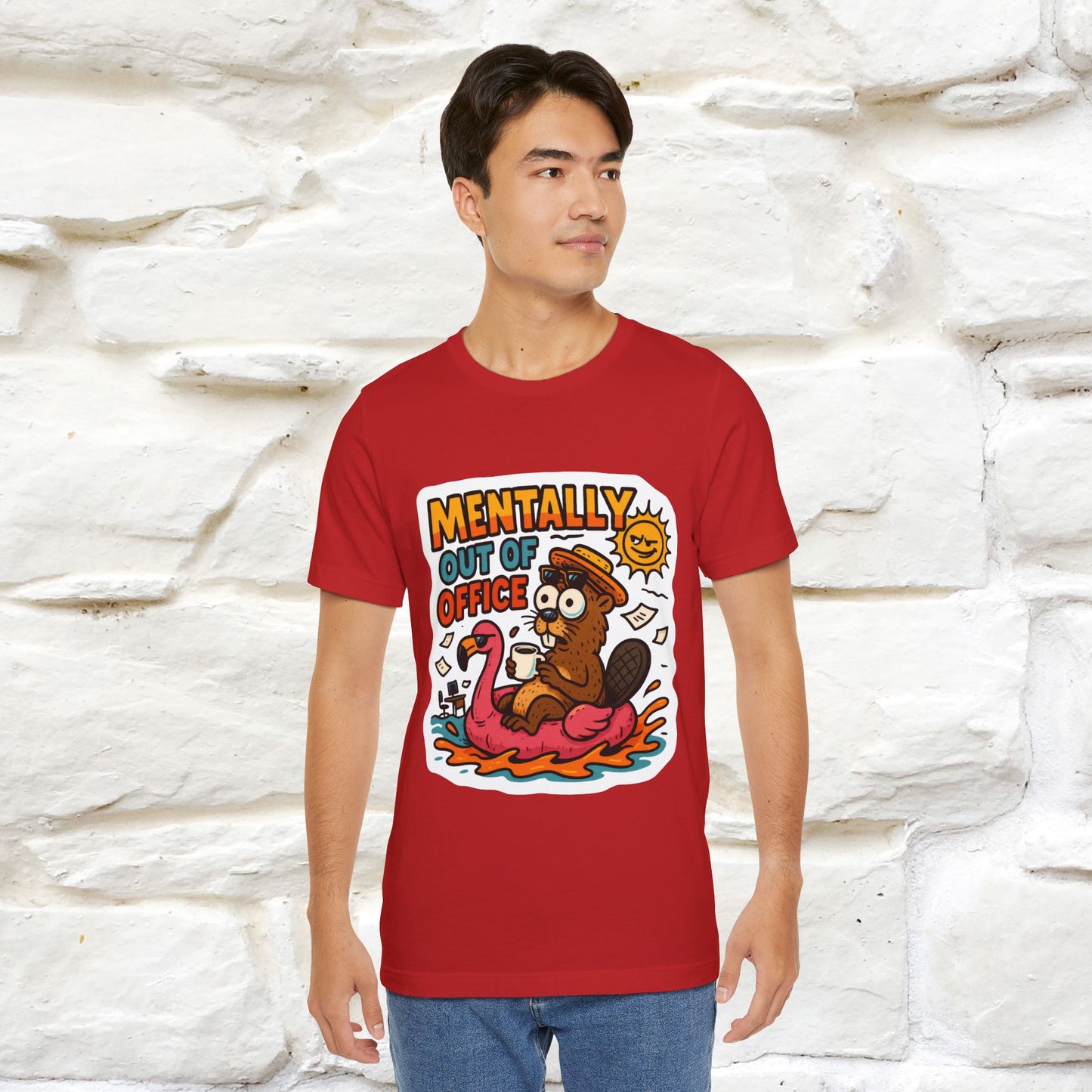 ''Mentally Out Of Office''|  Sarcastic Cat T-Shirt | Nunu&Miao Studio