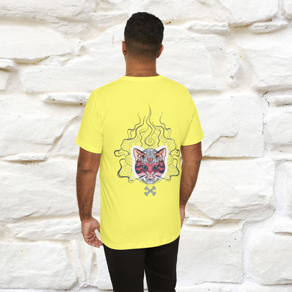 ''Air Fire Cat'' | Cat T-Shirt Front and Back Design | Nunu&Miao Studio - Nunu&Miao Studio