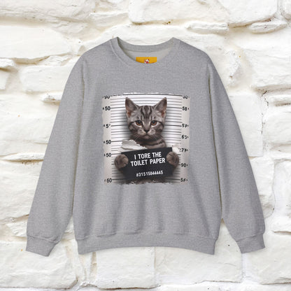 "I Tore The Toilet Paper.'' |Cat Sweatshirt | Nunu&Miao Studio
