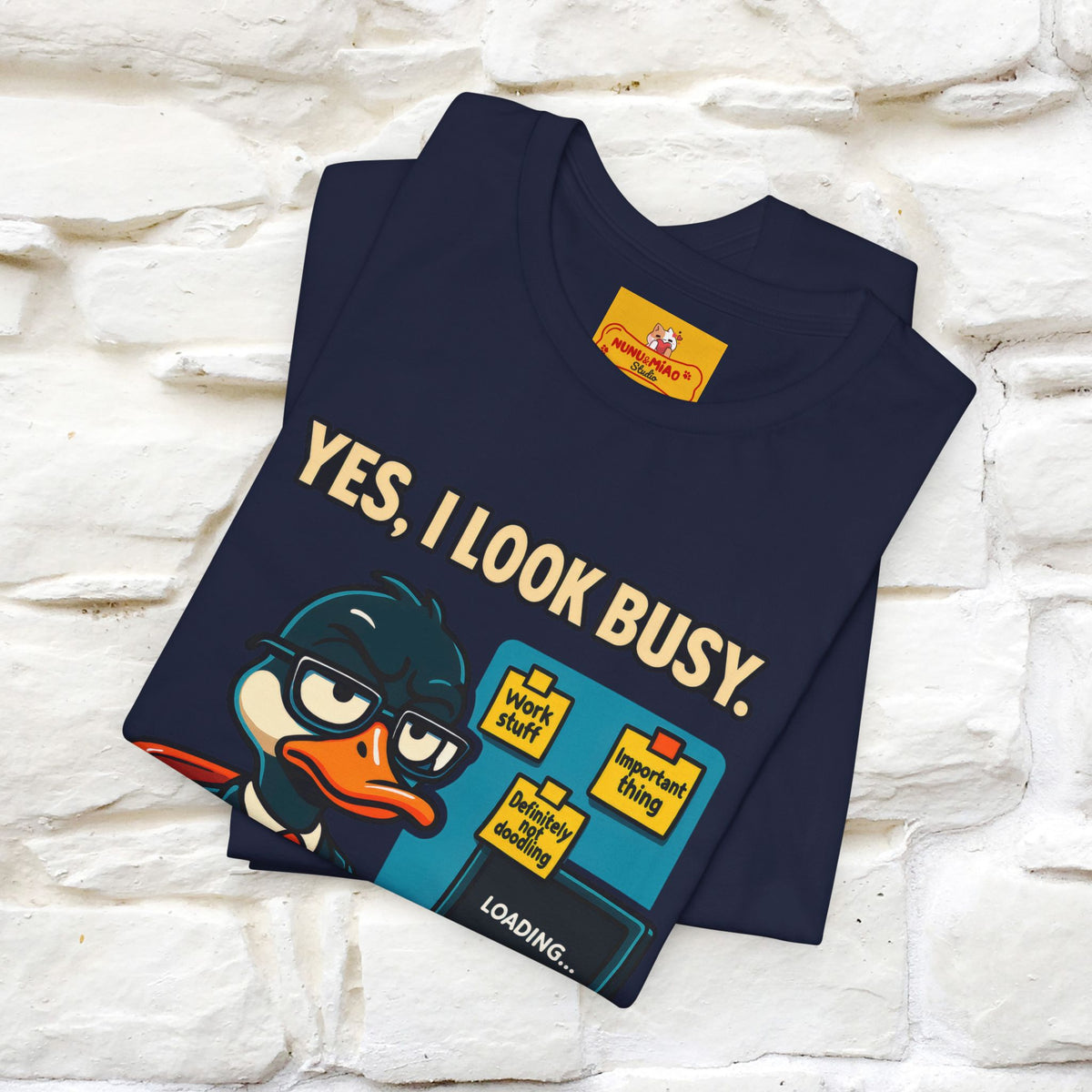 ''Yes, I Look Busy. No I'm Not.''|  Sarcastic Cat T-Shirt | Nunu&Miao Studio