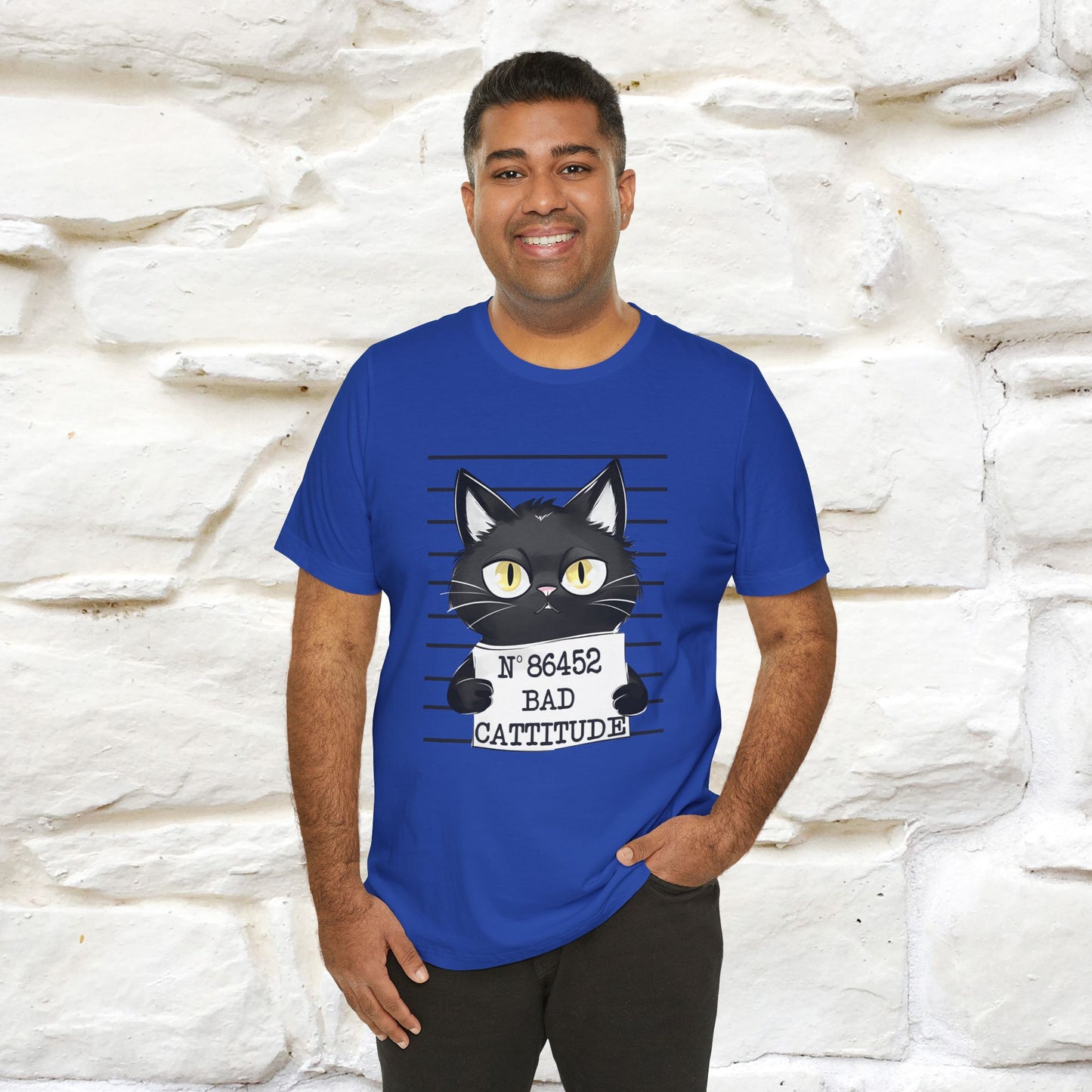 "Bad Cattitude" Cat T-Shirt | Nunu&Miao Studio - Nunu&Miao Studio