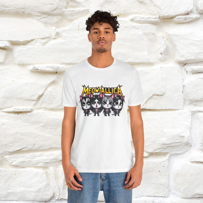 Meowtallica T-Shirt | Rock-Inspired Cat Tee| Nunu&Miao Studio
