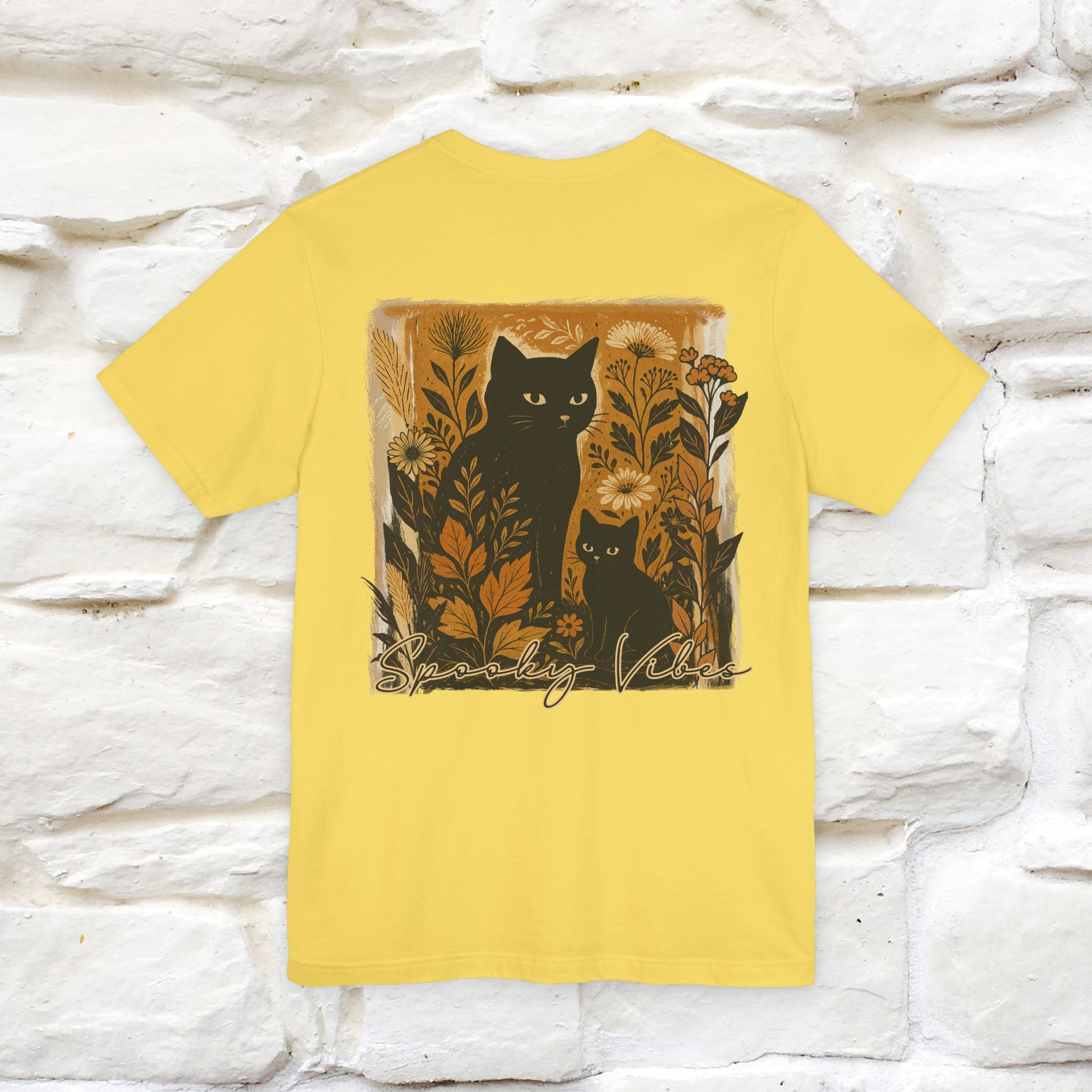 "Spooky Vibes" Cat T-shirt |Nunu&Miao Studio - Nunu&Miao Studio