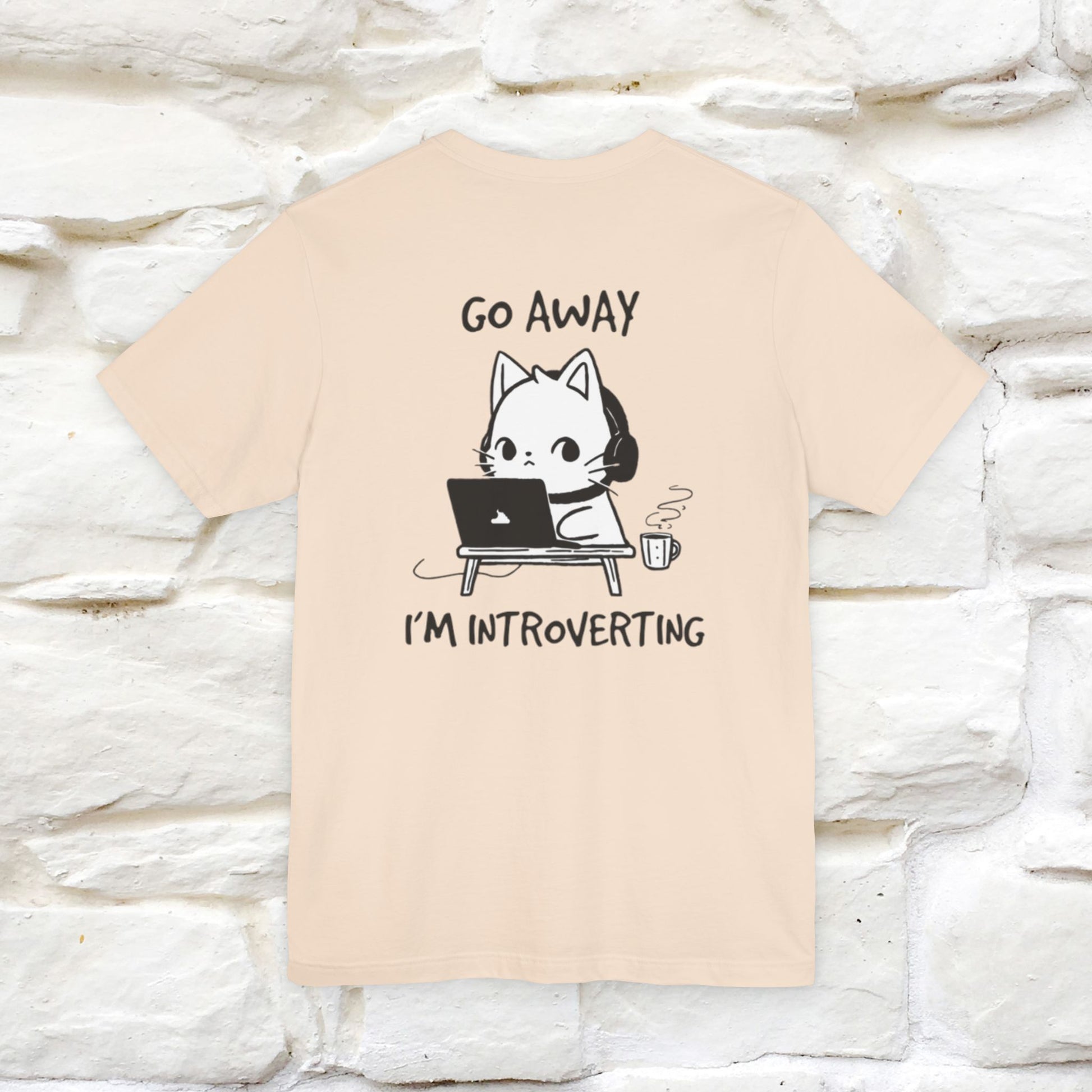 ''Go Away, I’m Introverting'' Cat T-Shirt | Nunu & Miao Studio - Nunu&Miao Studio