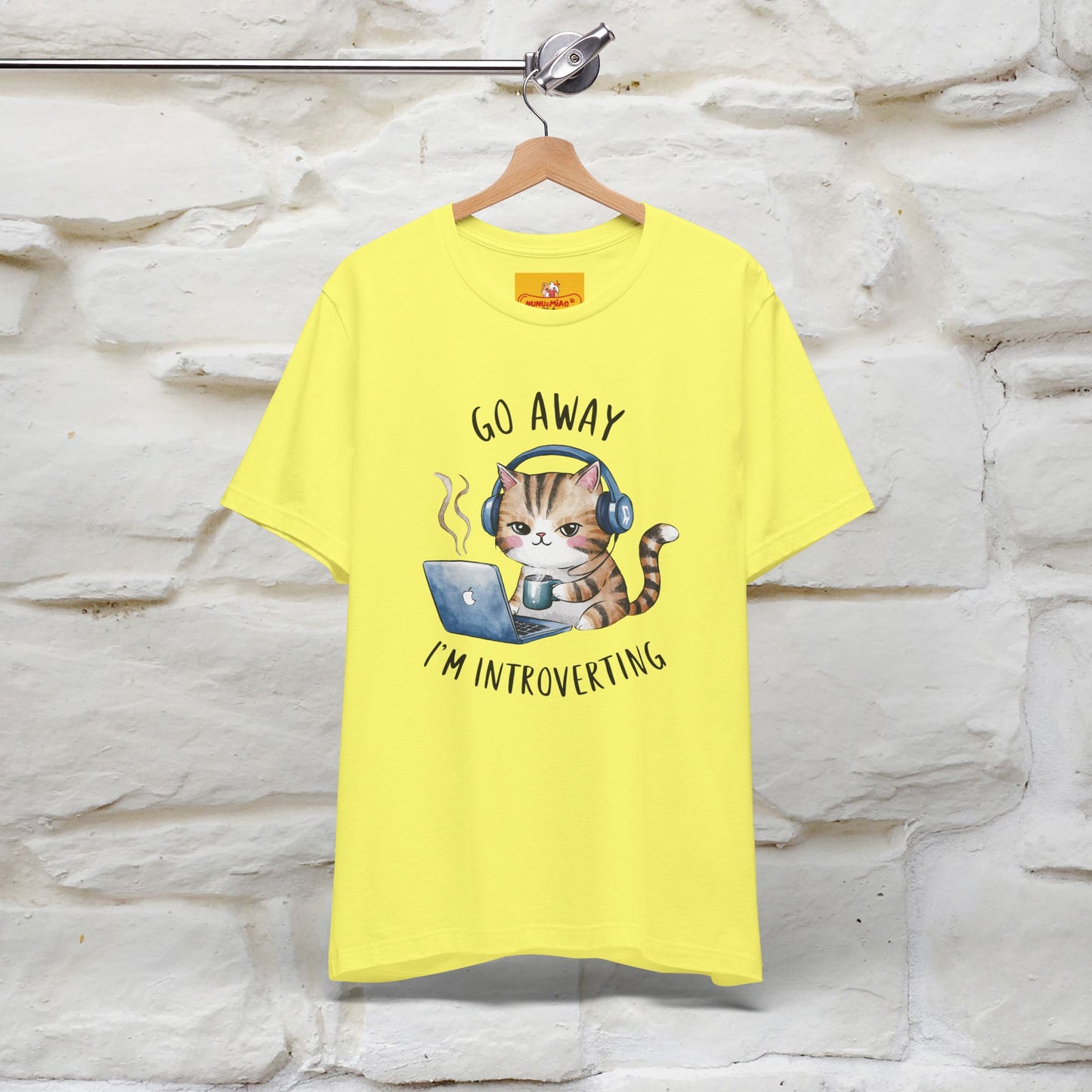 ''Go Away, I’m Introverting'' | Cat T-Shirt | Nunu&Miao Studio - Nunu&Miao Studio