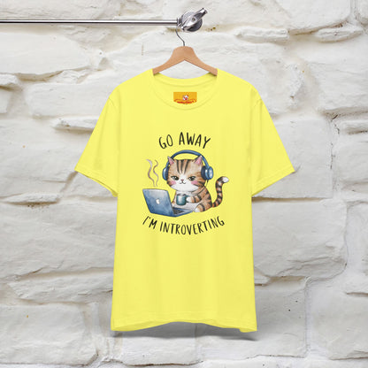''Go Away, I’m Introverting'' | Cat T-Shirt | Nunu&Miao Studio - Nunu&Miao Studio