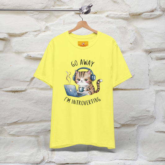 ''Go Away, I’m Introverting'' | Cat T-Shirt | Nunu&Miao Studio - Nunu&Miao Studio
