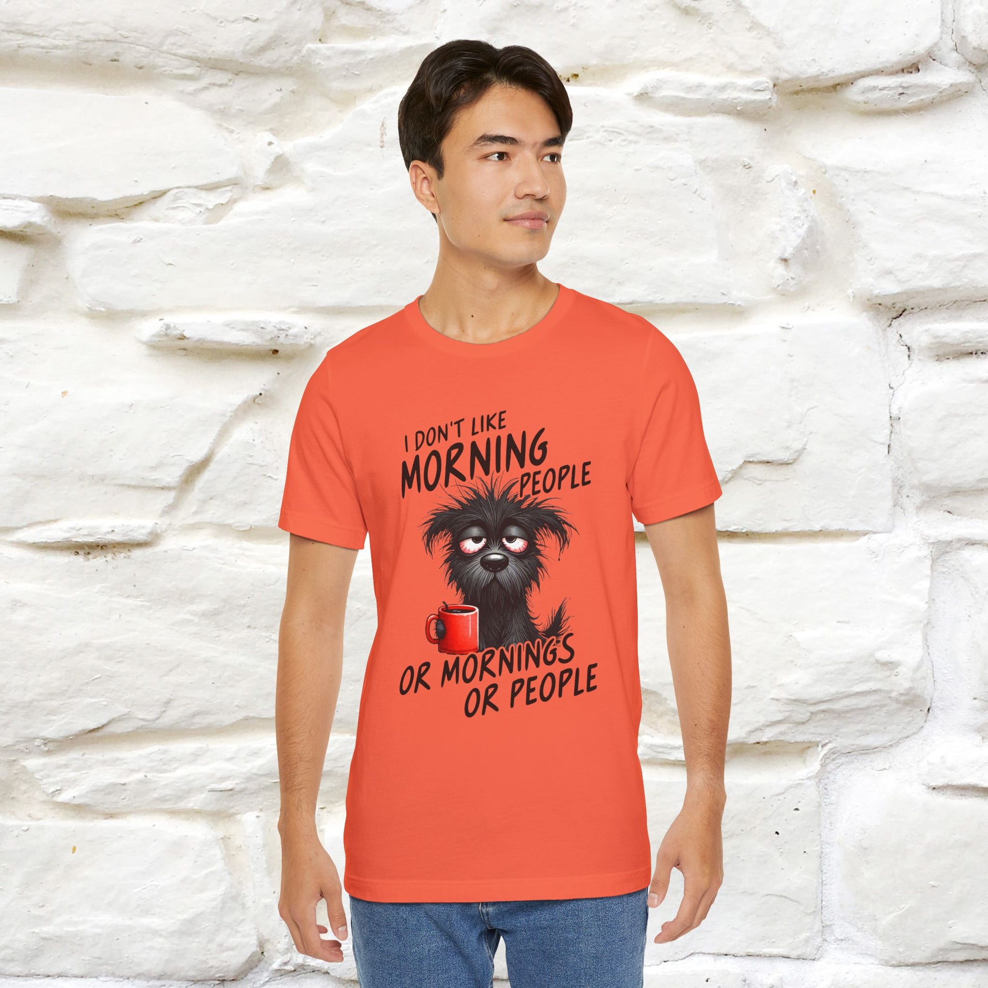 "I Don't Like Morning People..." Funny T-shirt |Nunu&Miao Studio - Nunu&Miao Studio