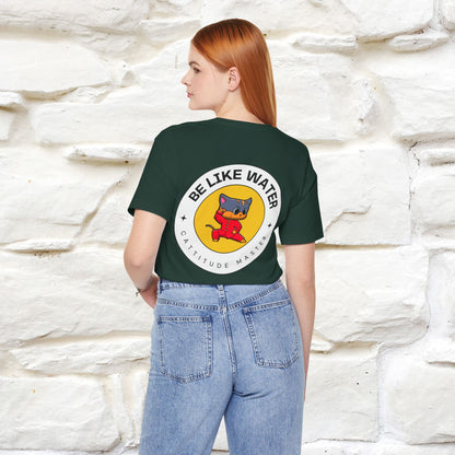 "Be Like Water: Cattitude Master | Cat T-Shirt |Nunu&Miao Studio - Nunu&Miao Studio