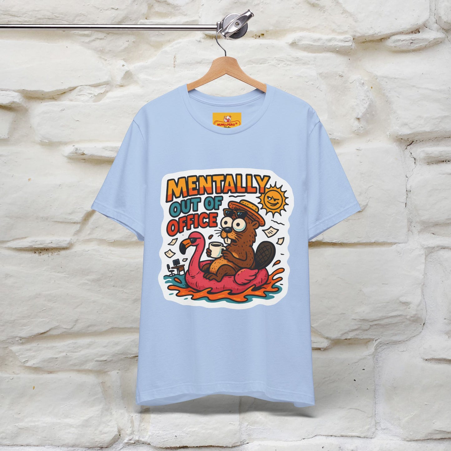 ''Mentally Out Of Office''|  Sarcastic Cat T-Shirt | Nunu&Miao Studio