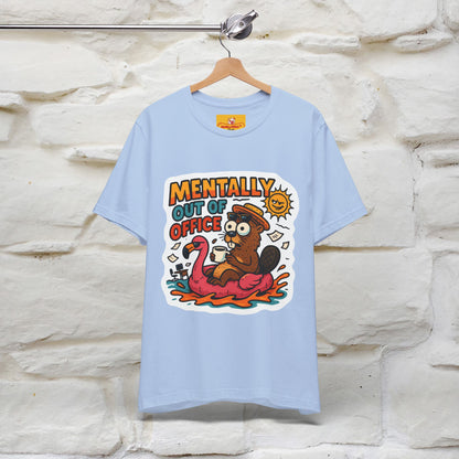 ''Mentally Out Of Office''|  Sarcastic Cat T-Shirt | Nunu&Miao Studio