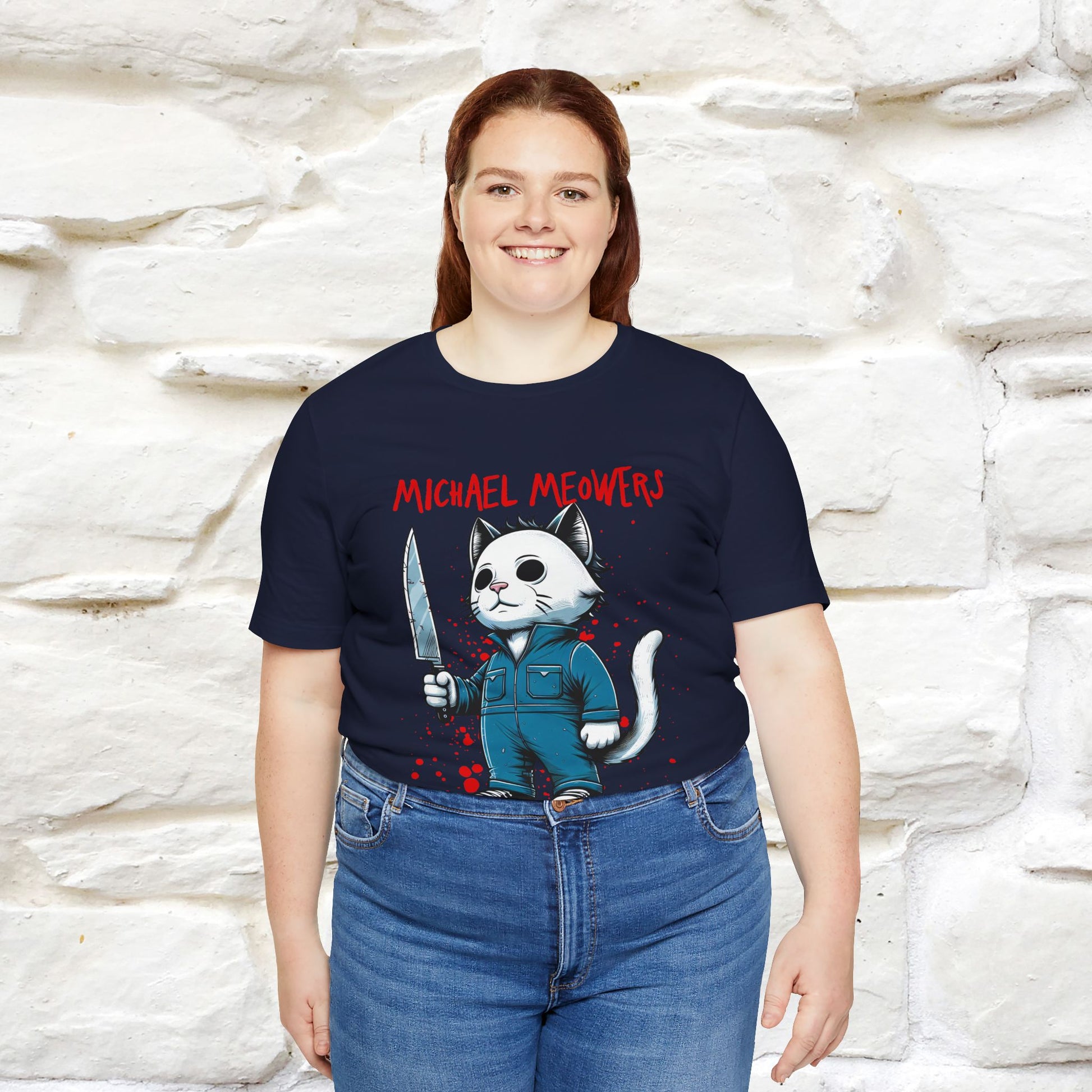 ''Michael Meowers'' Cat T-Shirt |  | Nunu&Miao Studio - Nunu&Miao Studio