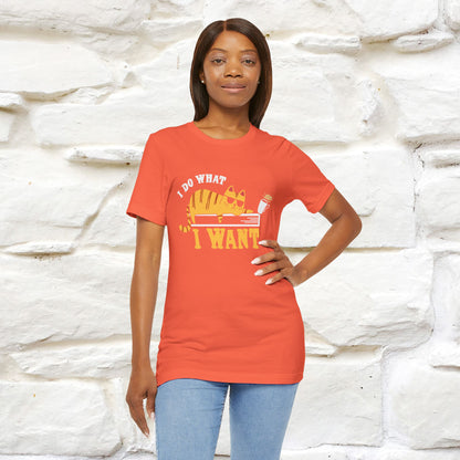 "I Do What I Want" Cat T-Shirt | Nunu & Miao Studio - Nunu&Miao Studio