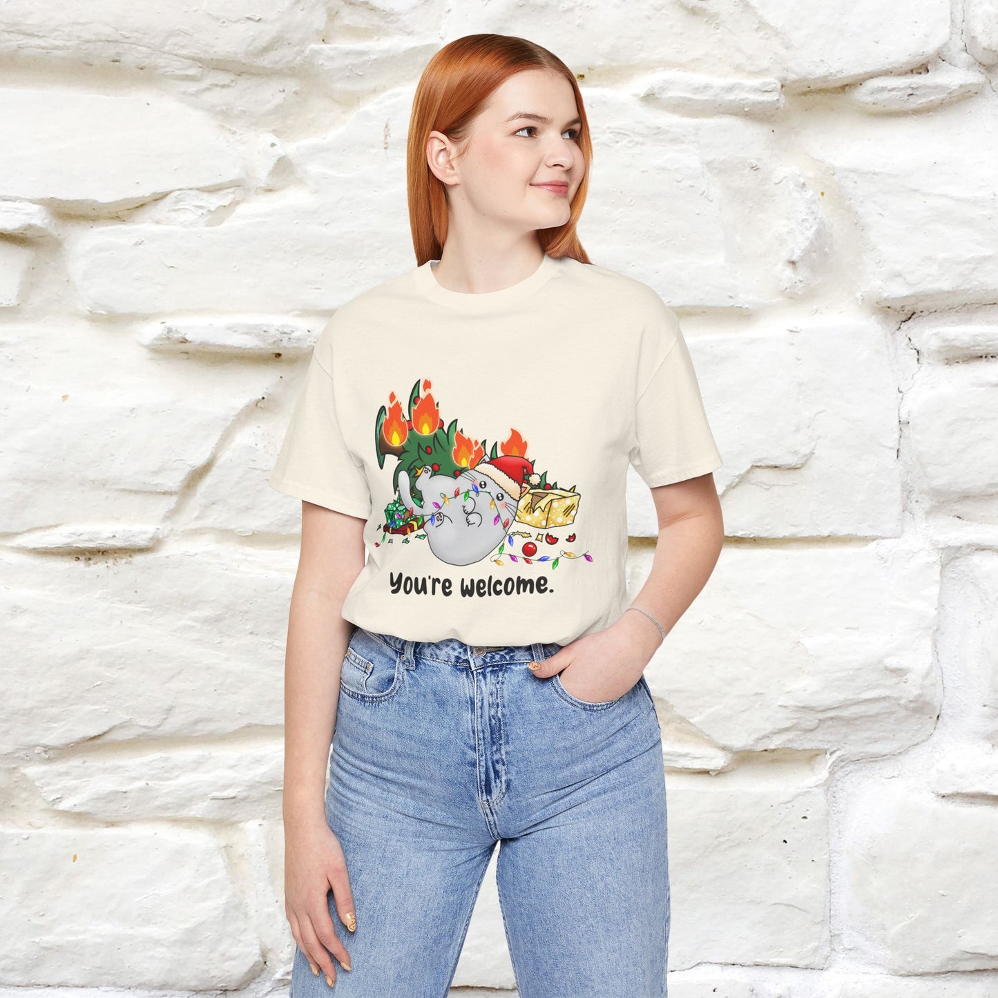 You're Welcome | Sarcastic Cat Christmas Shirt  |Nunu&Miao Studio - Nunu&Miao Studio