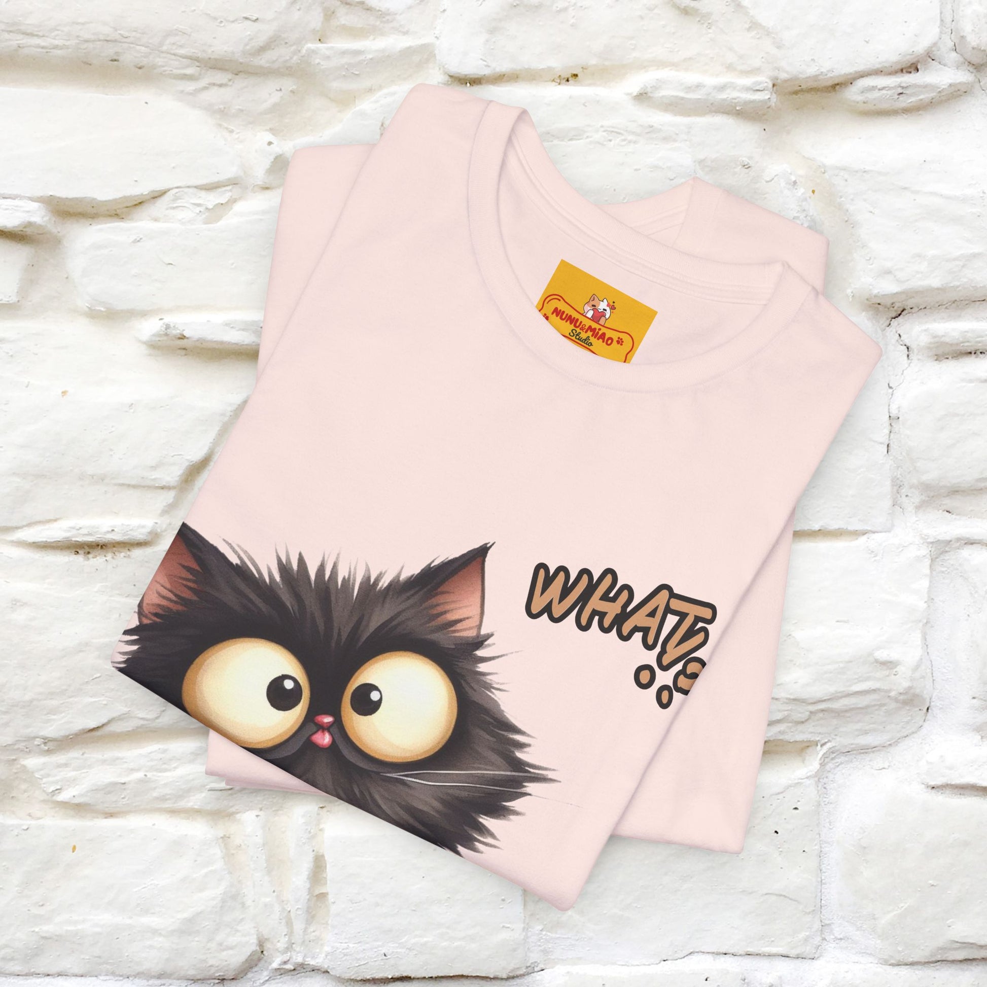 ''What ?'' | Cat T-Shirt  | Nunu&Miao Studio - Nunu&Miao Studio