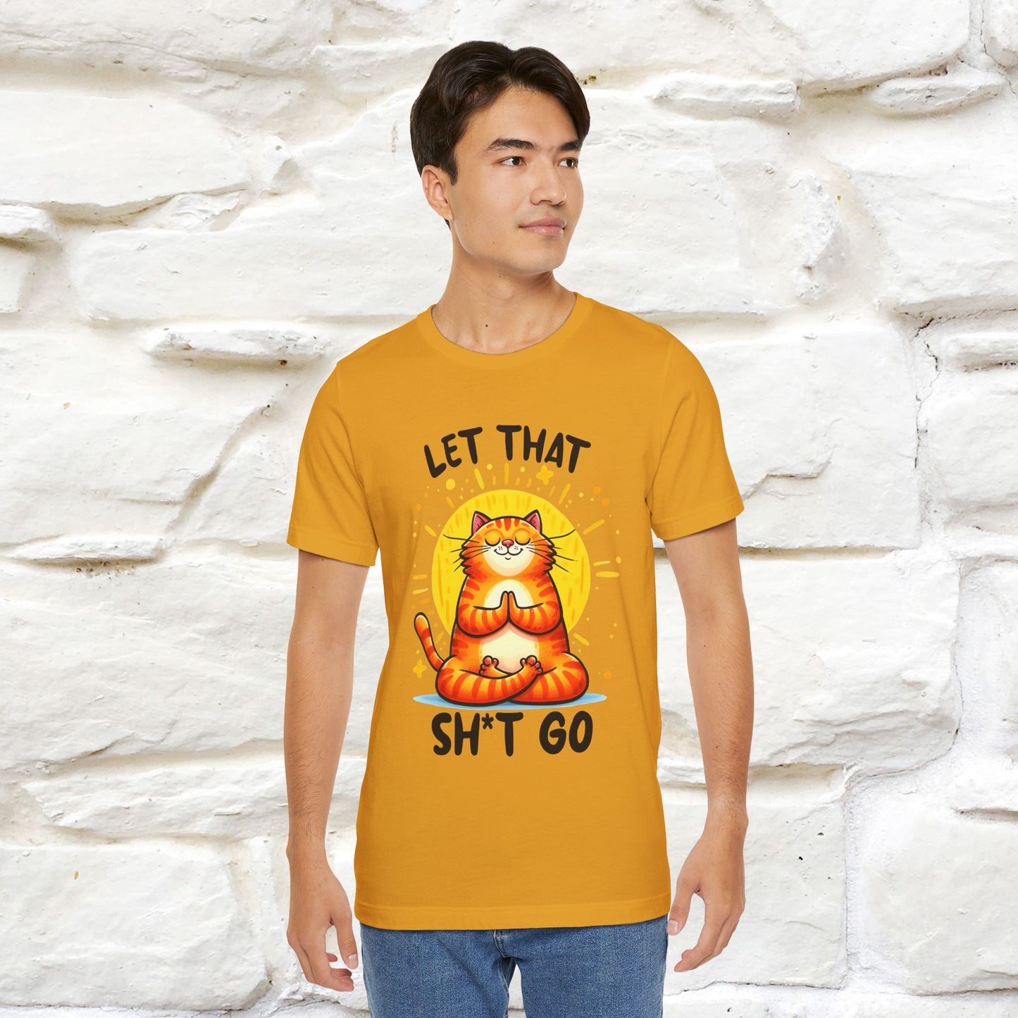 "Let That Sh*t Go" Cat T-shirt |Nunu&Miao Studio - Nunu&Miao Studio