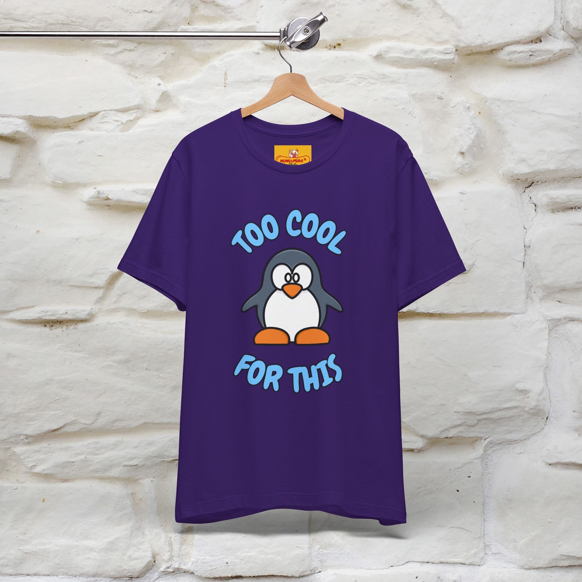 ''Too Cool For This" |Cat T-Shirt | Nunu&Miao Studio - Nunu&Miao Studio