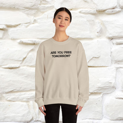 ''Are You Free Tomorrow ...'' | Cute Cat Sweatshirt | Nunu&Miao Studio