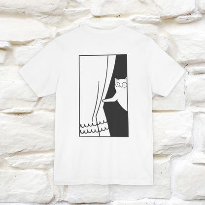 “Don’t trust atoms… they make up everything.” |  Cat T-Shirt | Front & Back Design | Nunu&Miao Studio