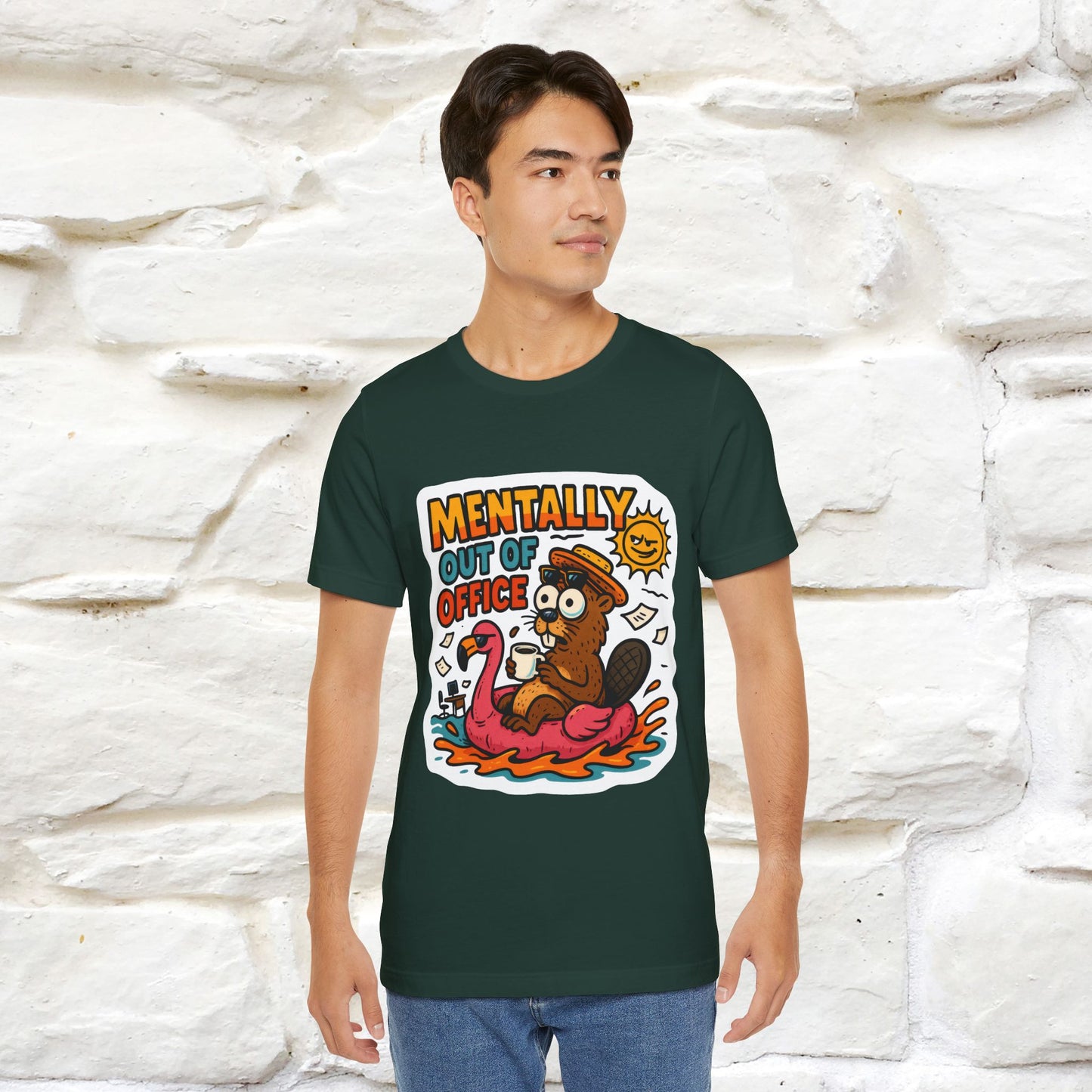 ''Mentally Out Of Office''|  Sarcastic Cat T-Shirt | Nunu&Miao Studio