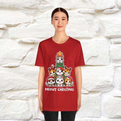 “Meowy Christmas” | Cat T-Shirt | Nunu&Miao Studio