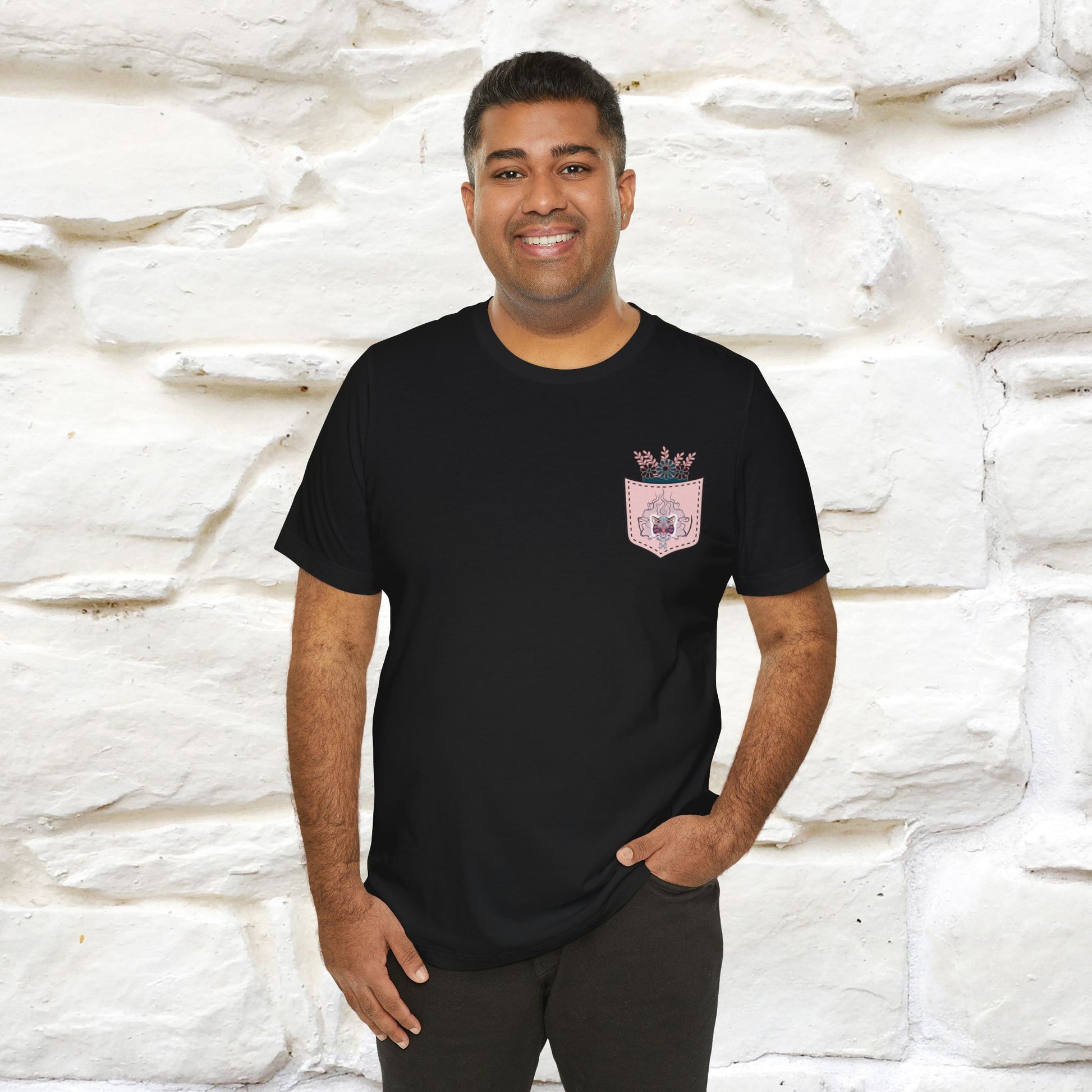 ''Air Fire Cat'' | Cat T-Shirt Front and Back Design | Nunu&Miao Studio - Nunu&Miao Studio