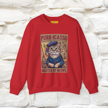 "Purr-icasso.'' |Cat Sweatshirt | Nunu&Miao Studio